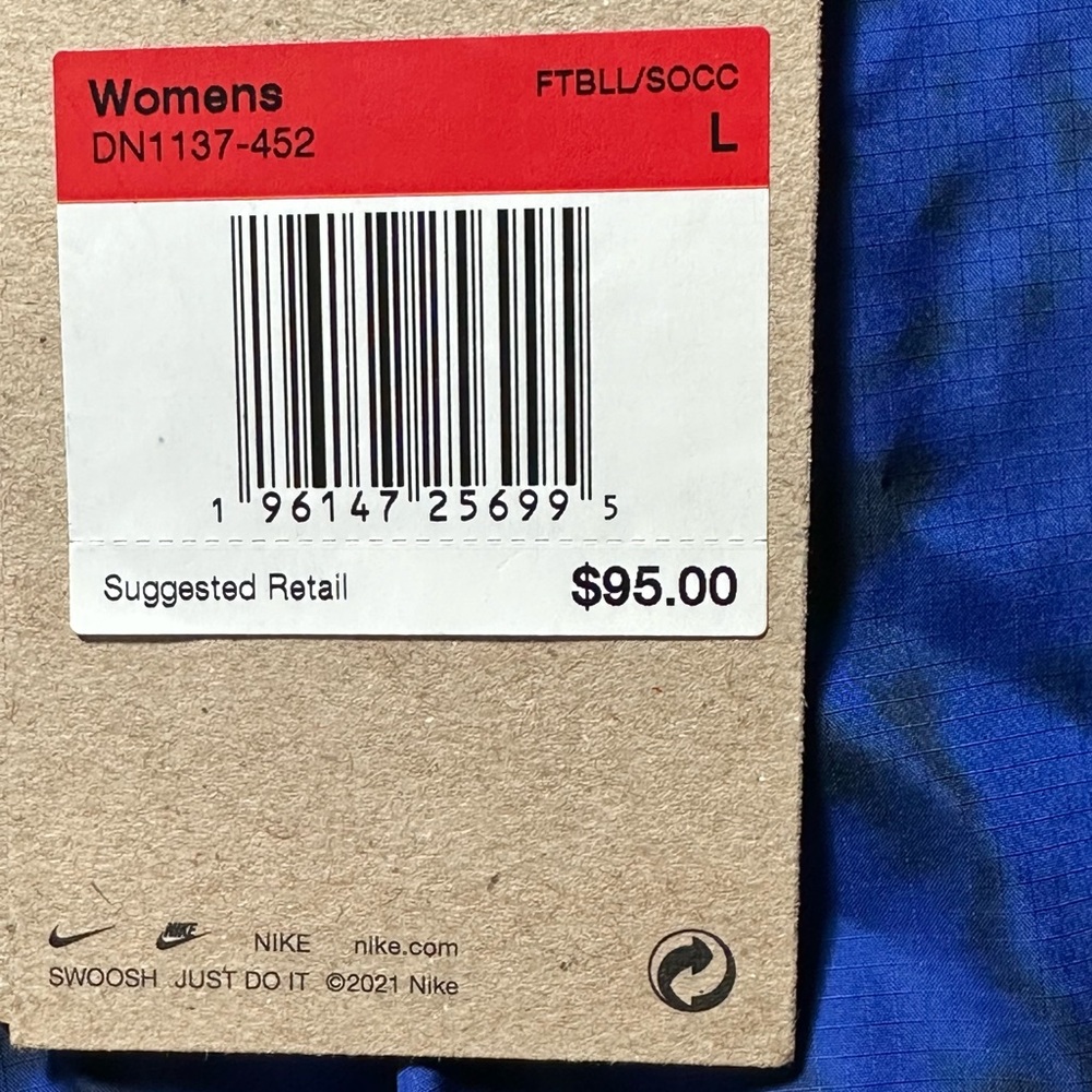 Women’s U.S. Essential Blue Graphic Joggers Size Large DN1137-452 - Picture 8 of 10